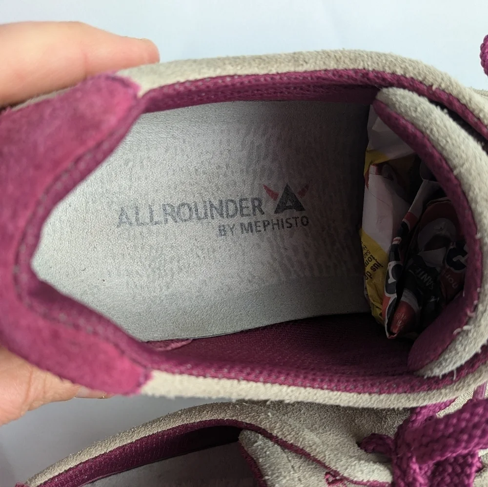 ALLROUNDER By MEPHISTO Comfortable lace-up shoes for women Size 10.5 Sky Model - Picture 10 of 11